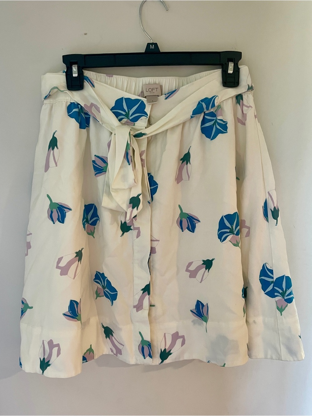 LOFT Floral knee length skirt